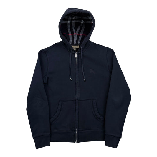 Burberry Check Zip-Up Hoodie