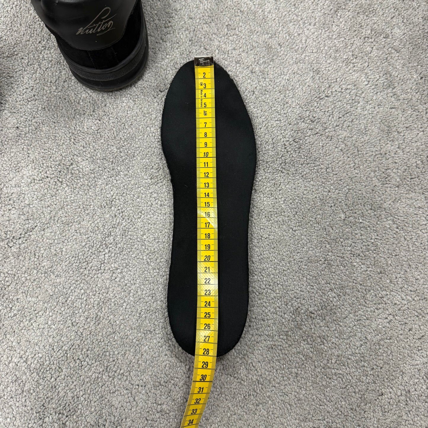 Louis Vuitton Black Suede Trainer