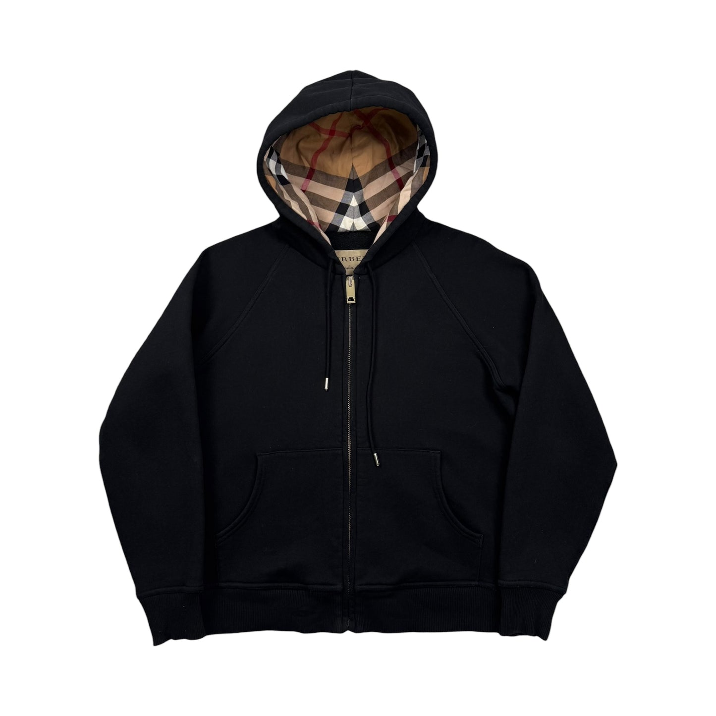 Burberry Vintage Check Hood Zip-Up Hoodie