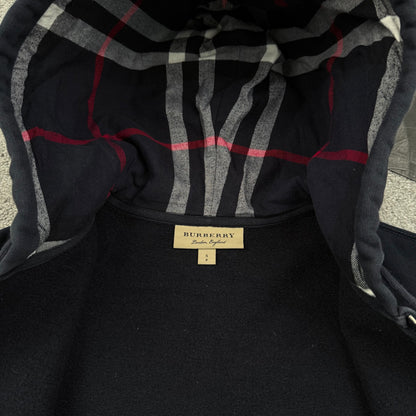 Burberry Check Zip-Up Hoodie