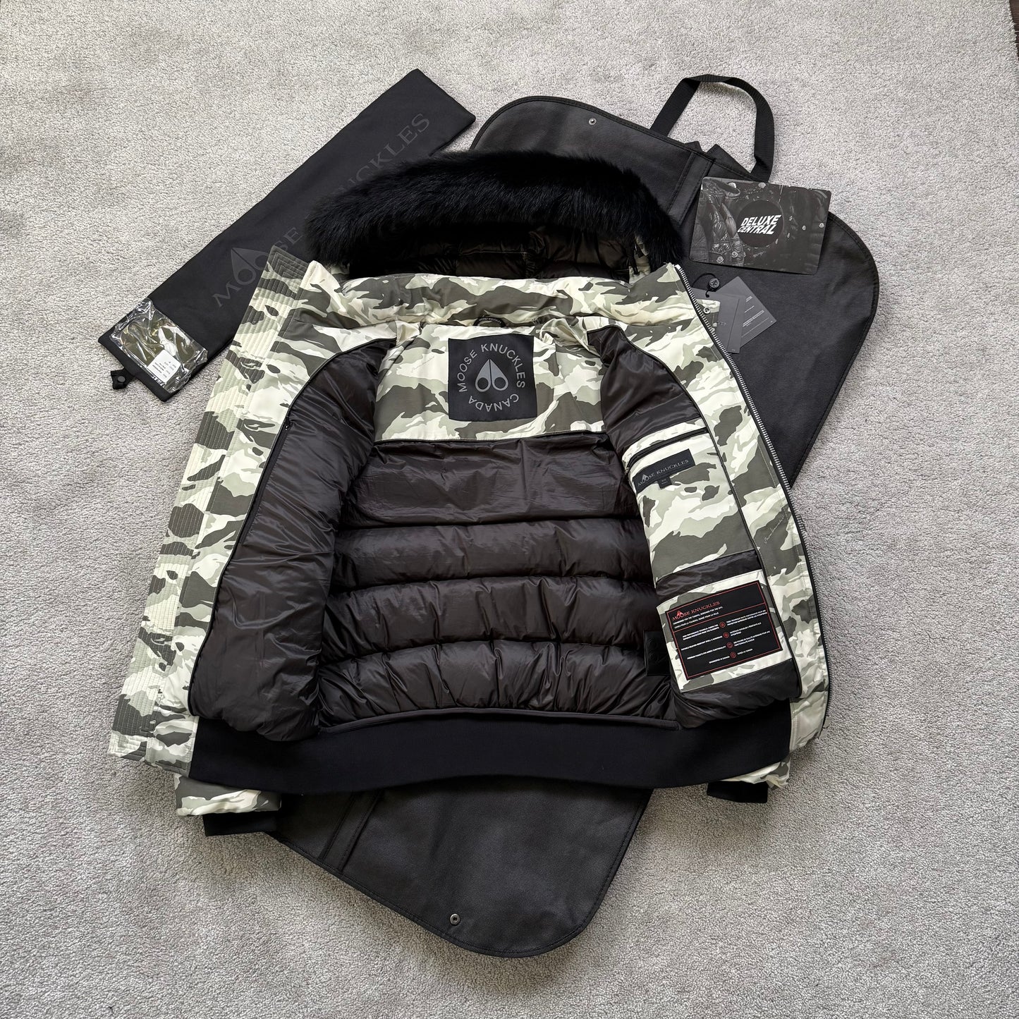 Moose Knuckles Cloud Shearling Bomber Jacket