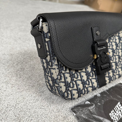 Christian Dior Saddle Flap Messenger Bag