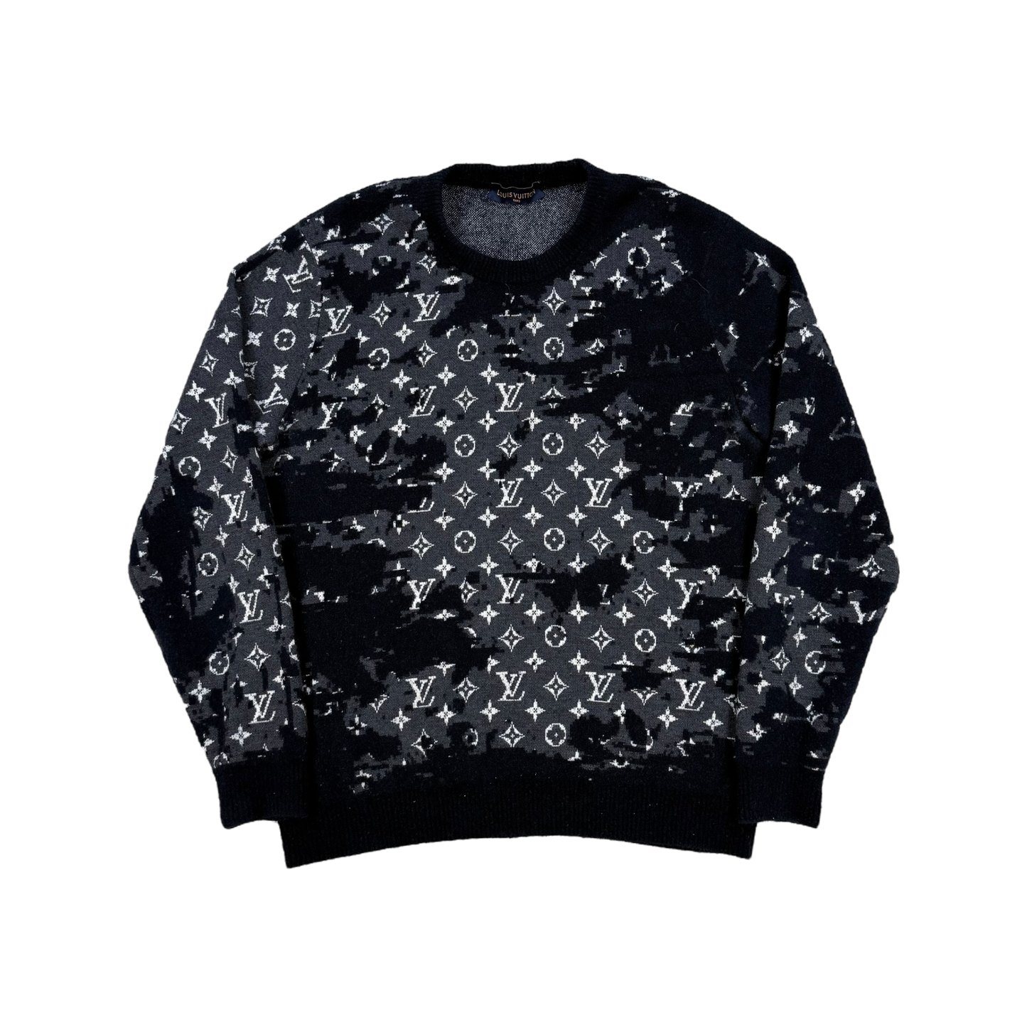 Louis Vuitton Distressed Monogram Sweater