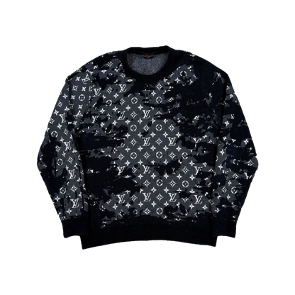 Louis Vuitton Distressed Monogram Sweater