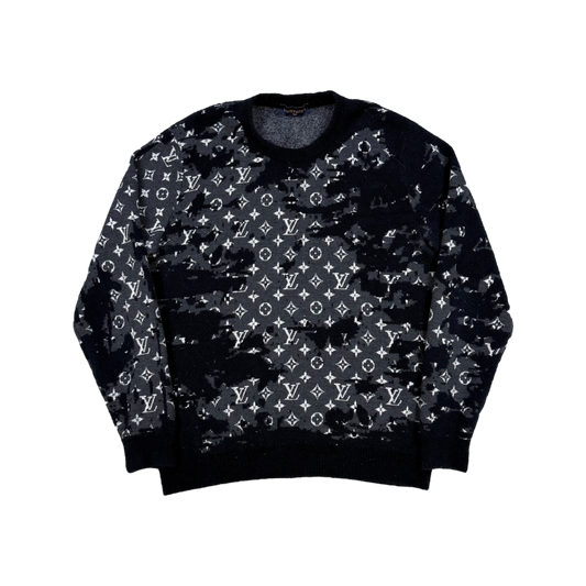 Louis Vuitton Distressed Monogram Sweater
