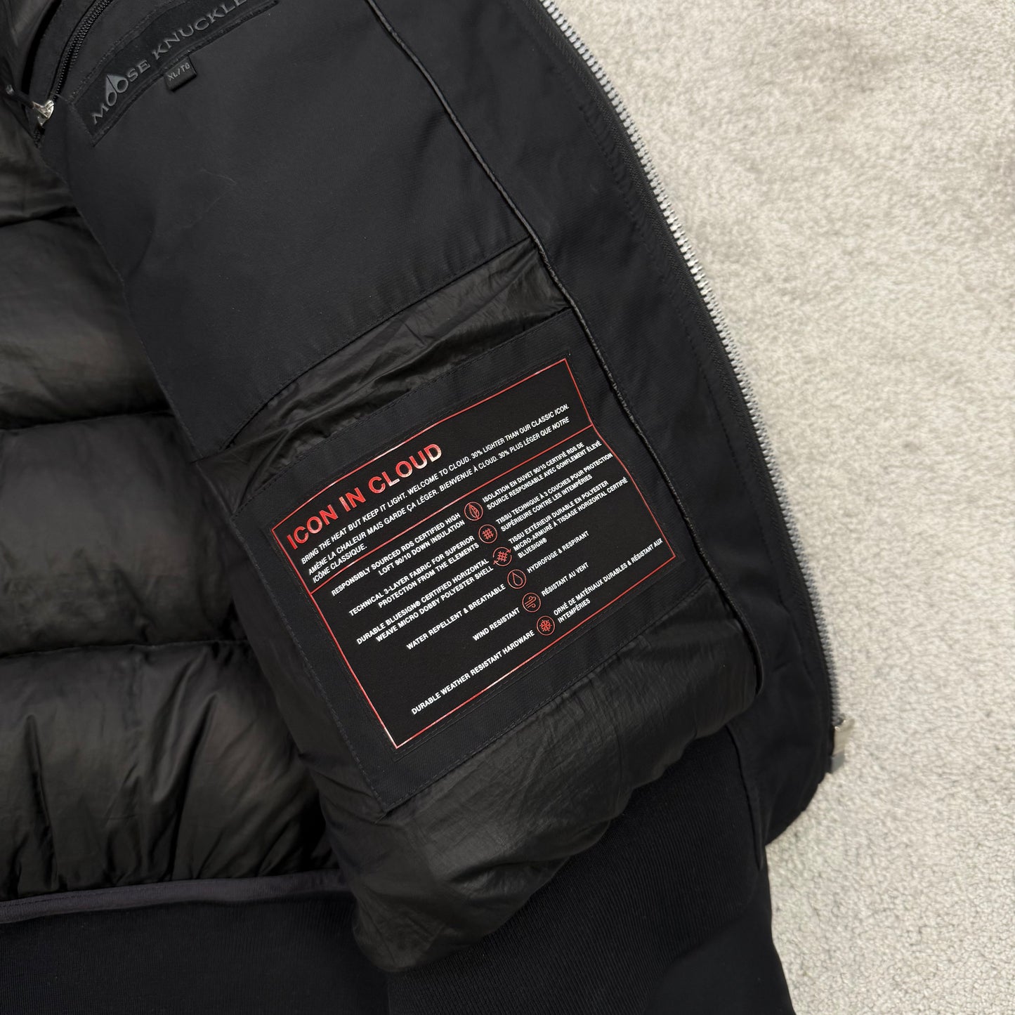 Moose Knuckles Shearling Cloud Bomber