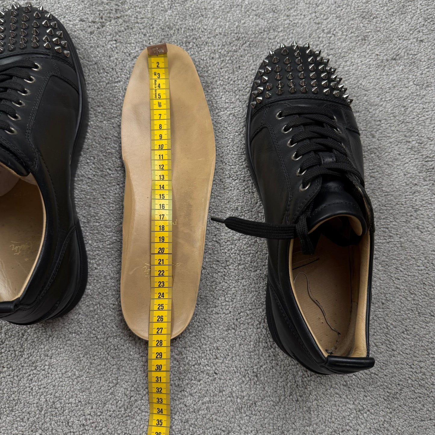 Christian Louboutin Junior Spike Leather