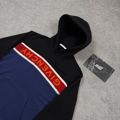 Givenchy Black and Blue Hoodie