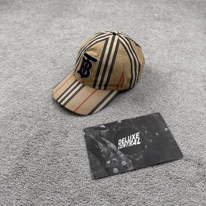 Burberry Check Monogram Motif Baseball Cap