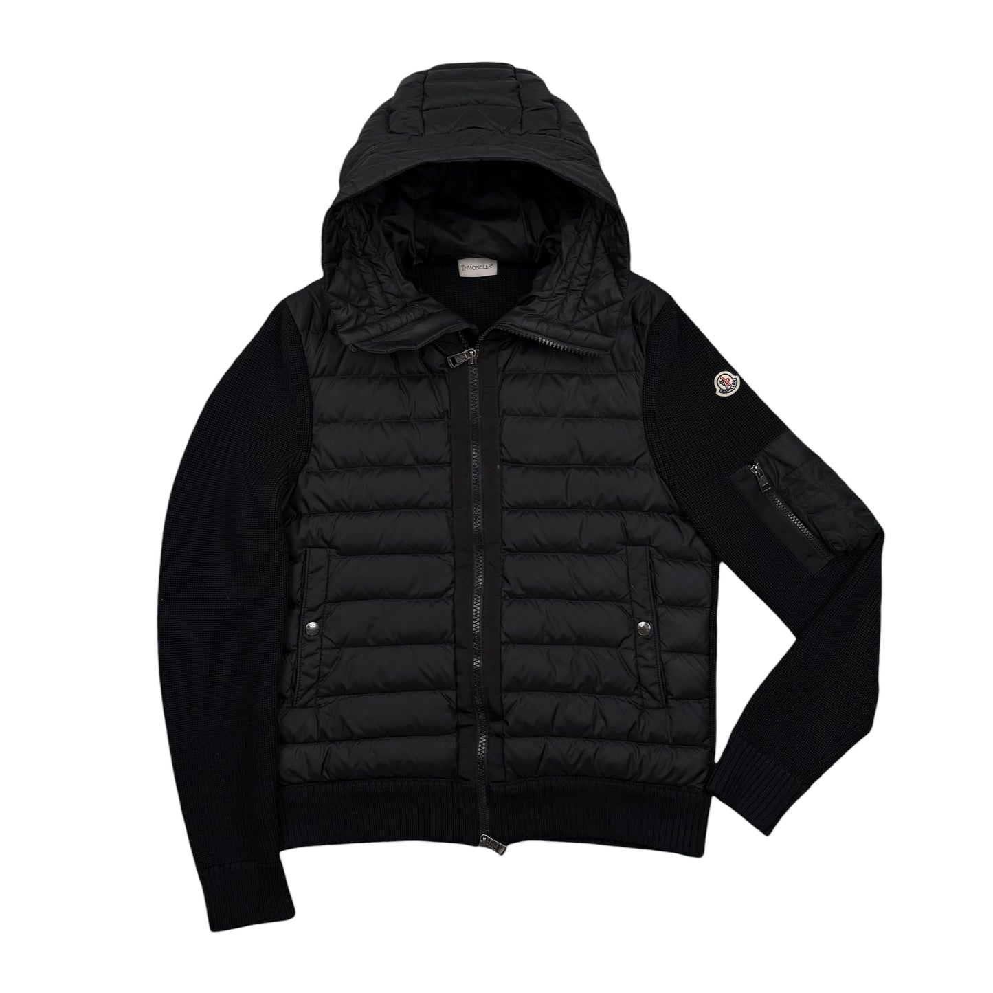 Moncler Hooded Cardigan Tricot