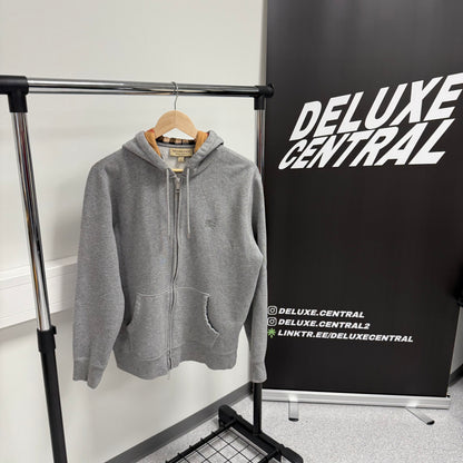 Burberry Check Zip-Up Hoodie