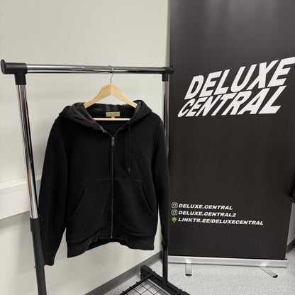 Burberry Check Zip-Up Hoodie