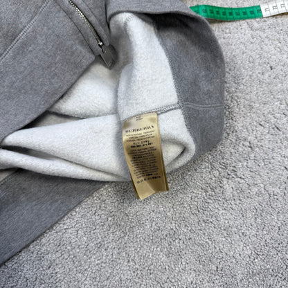 Burberry Check Zip-Up Hoodie