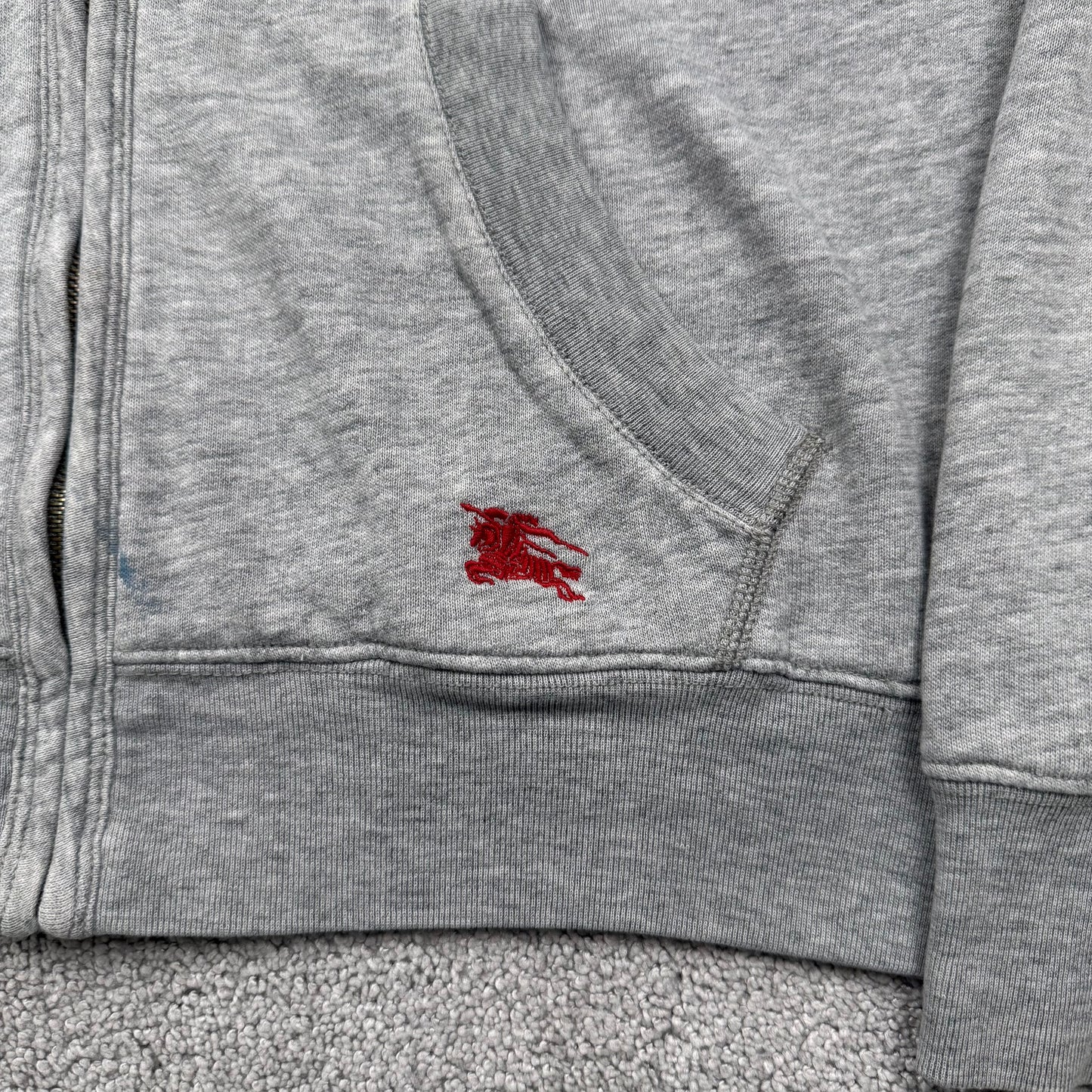 Burberry Vintage Check Hood Zip-Up Hoodie