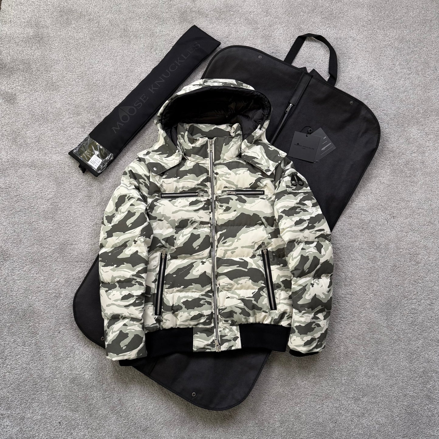 Moose Knuckles Cloud Shearling Bomber Jacket