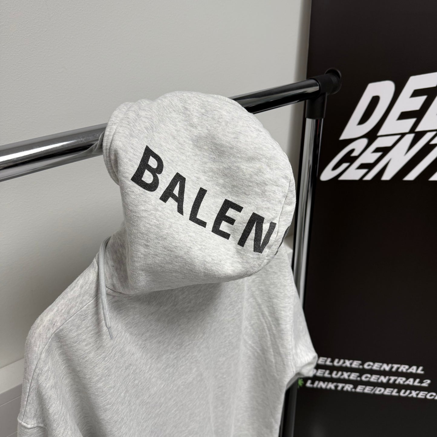 Balenciaga Logo Hood Hoodie