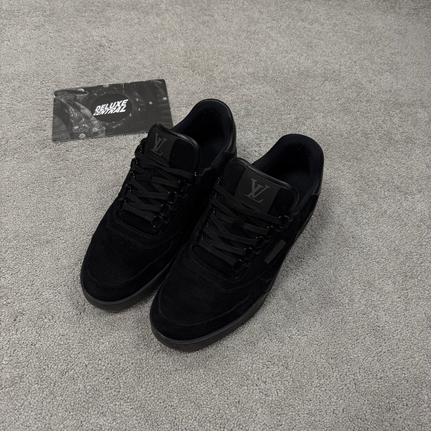 Louis Vuitton Black Suede Trainer