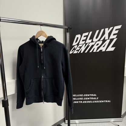 Burberry Check Hood Zip-Up Hoodie