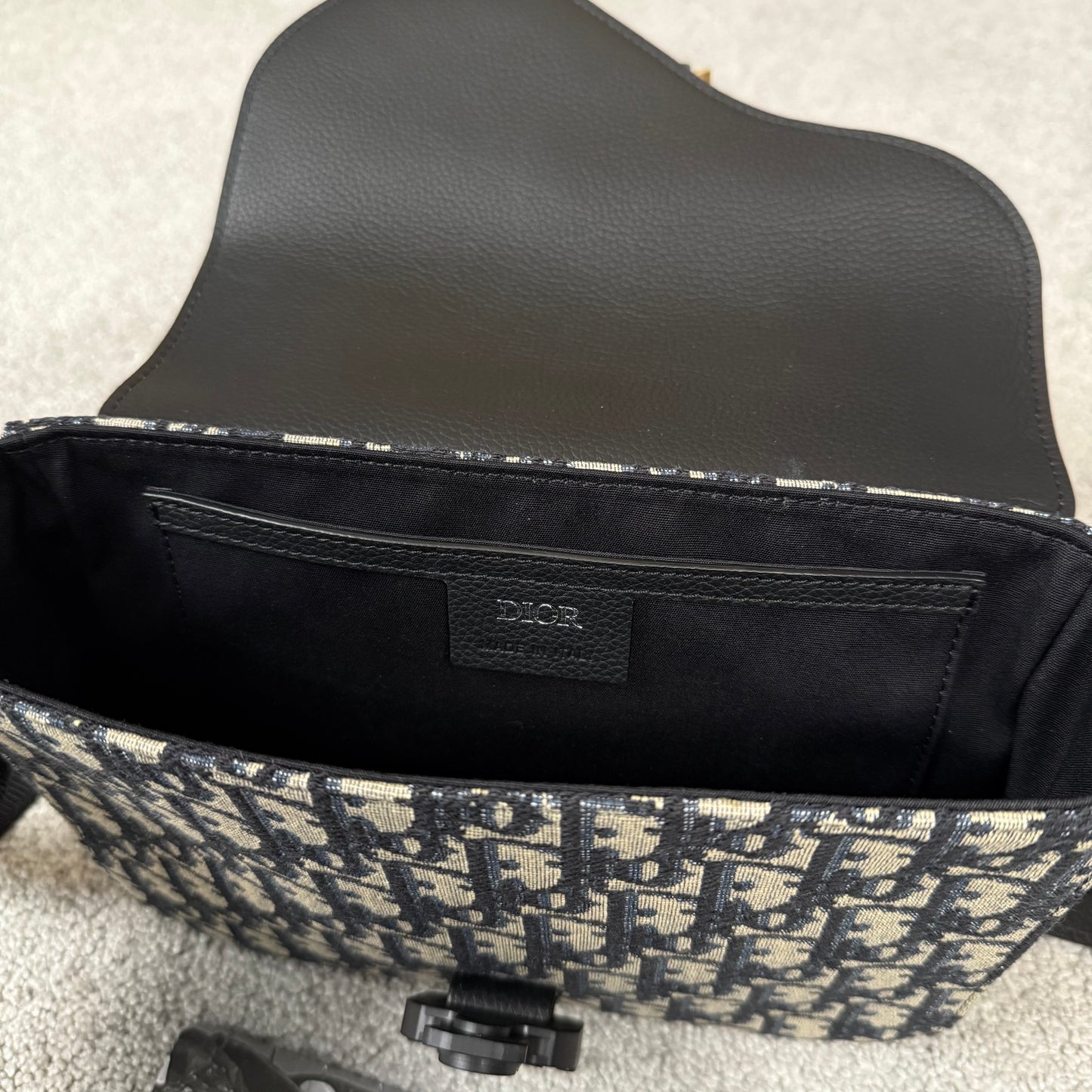 Christian Dior Saddle Flap Messenger Bag