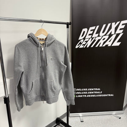 Burberry Check Zip-Up Hoodie