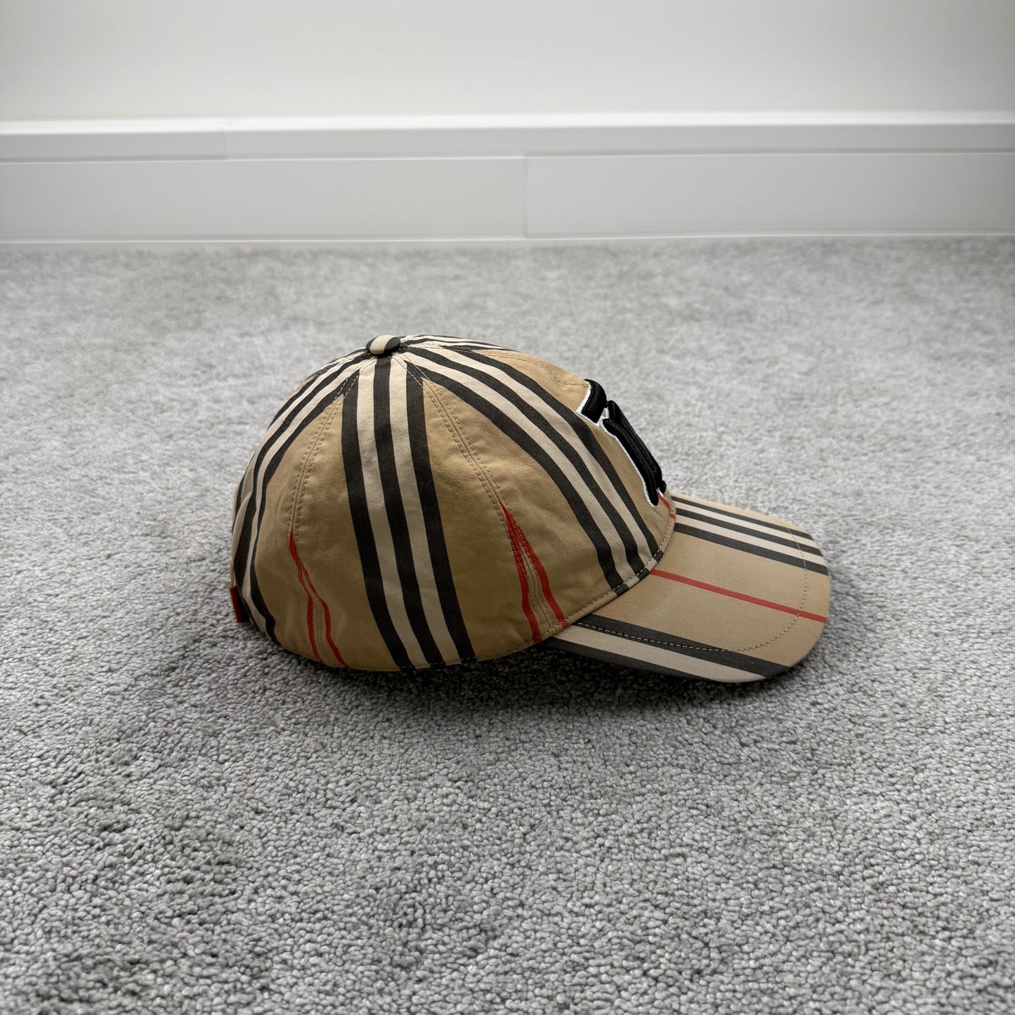 Burberry Check Monogram Motif Baseball Cap