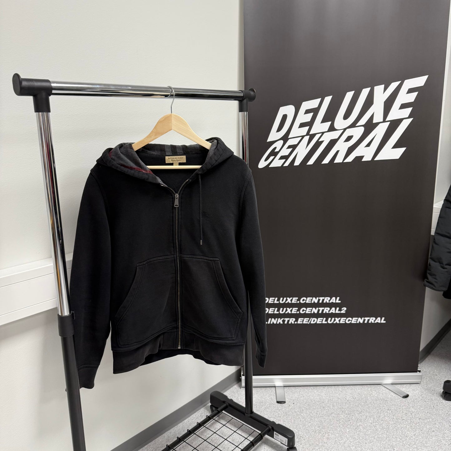 Burberry Full Check Zip-Up Hoodie