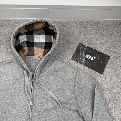 Burberry Vintage Check Hood Zip-Up Hoodie