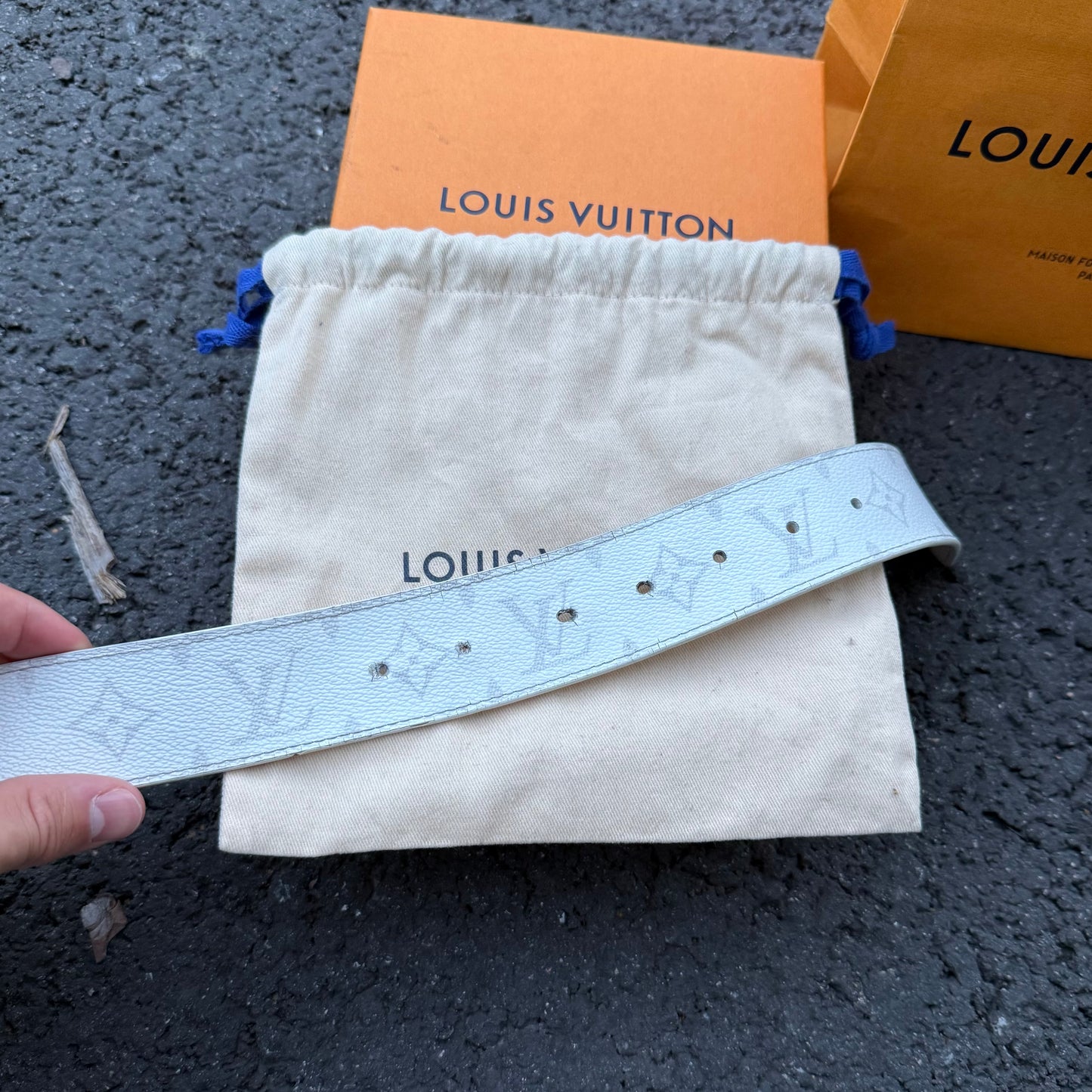 Louis Vuitton Monogram Reversible Belt
