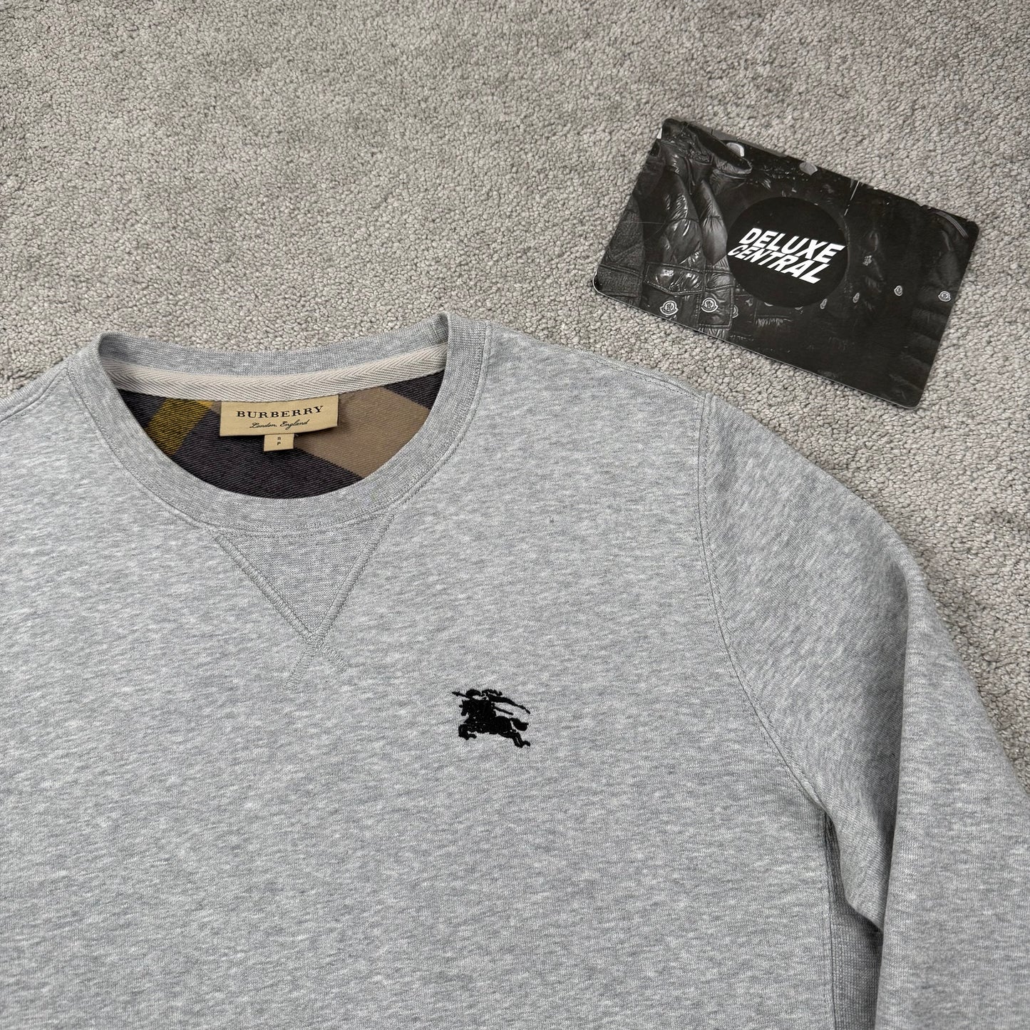 Burberry Grey Logo Sweatshirt