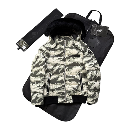 Moose Knuckles Cloud Shearling Bomber Jacket