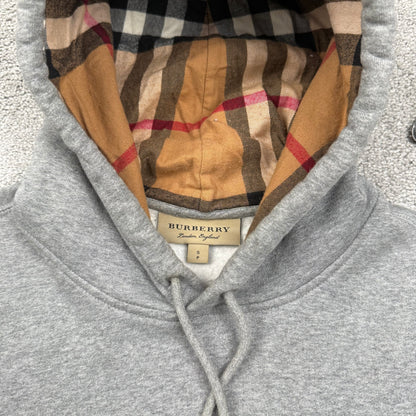 Burberry Embroidered Check Hoodie