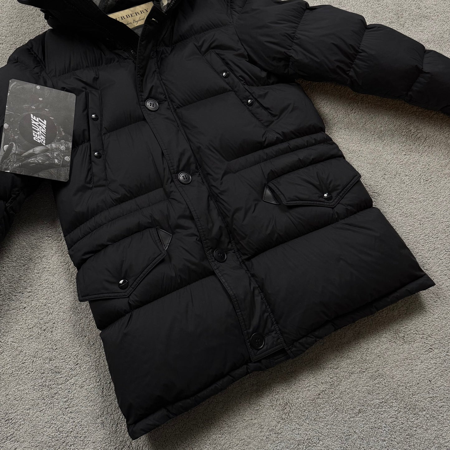 Burberry Lockwood Long Parka Down Jacket
