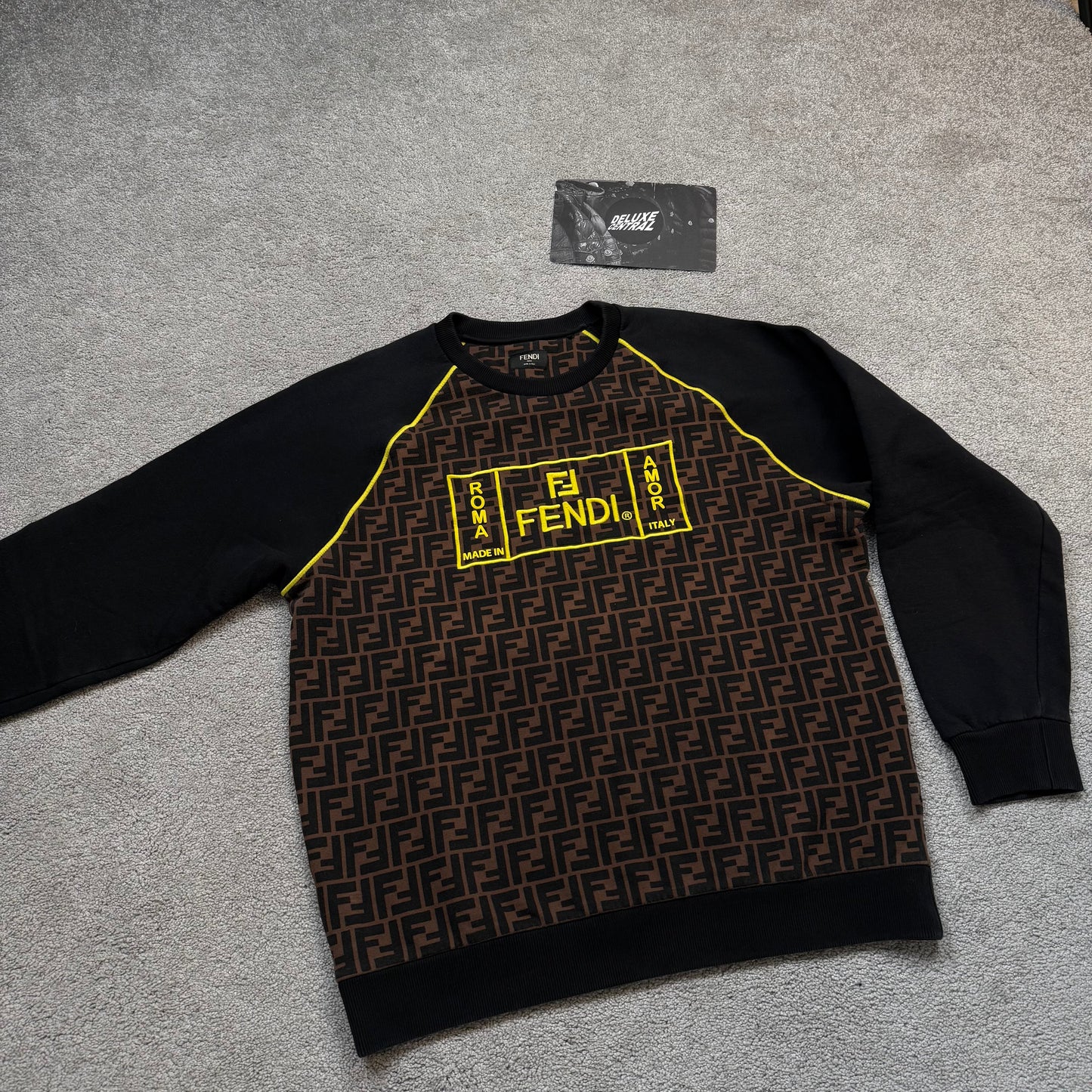 Fendi Allover Zucca pattern Sweatshirt