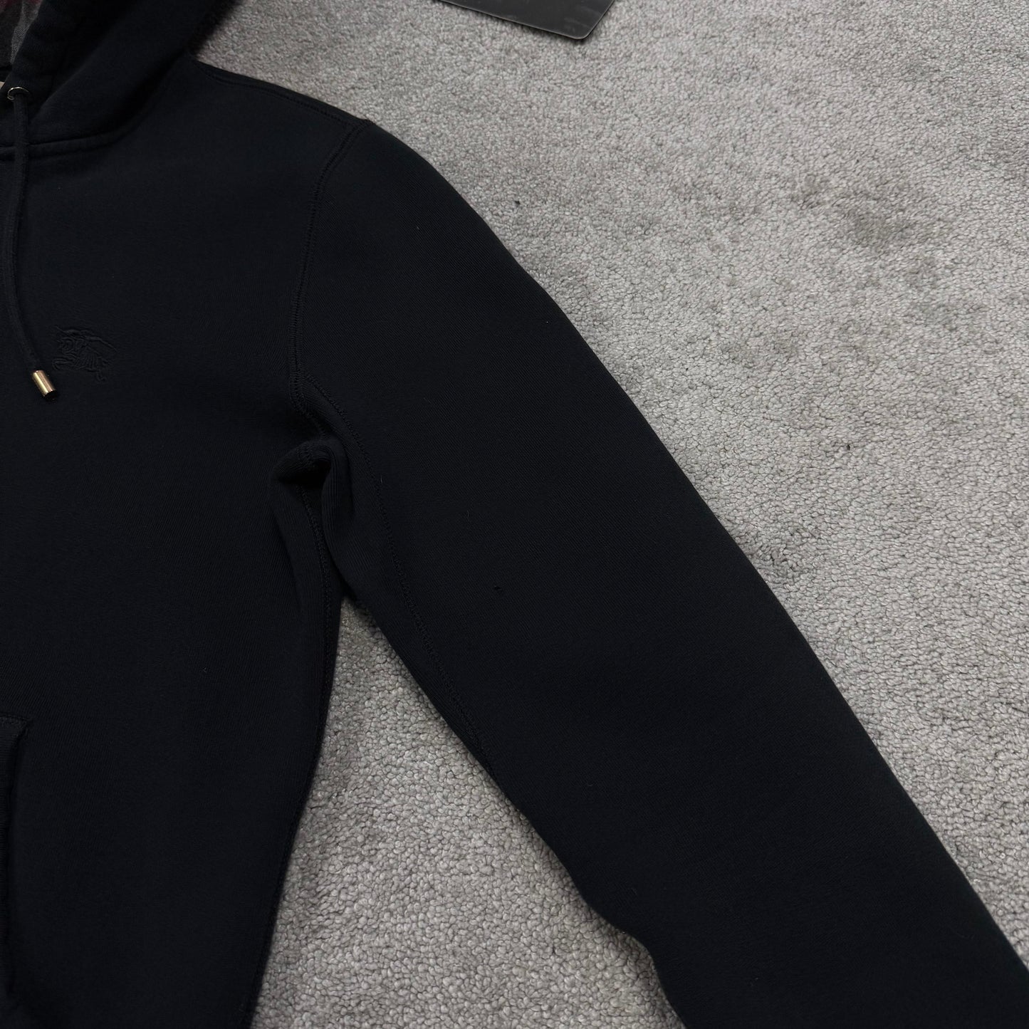 Burberry Check Zip-Up Hoodie