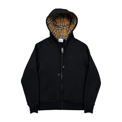 Burberry Vintage Check Print Zip-Up Hoodie