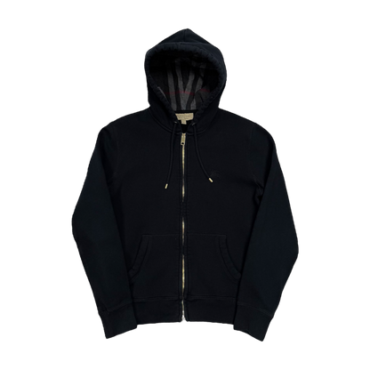 Burberry Check Zip-Up Hoodie