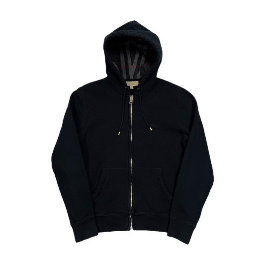Burberry Check Zip-Up Hoodie