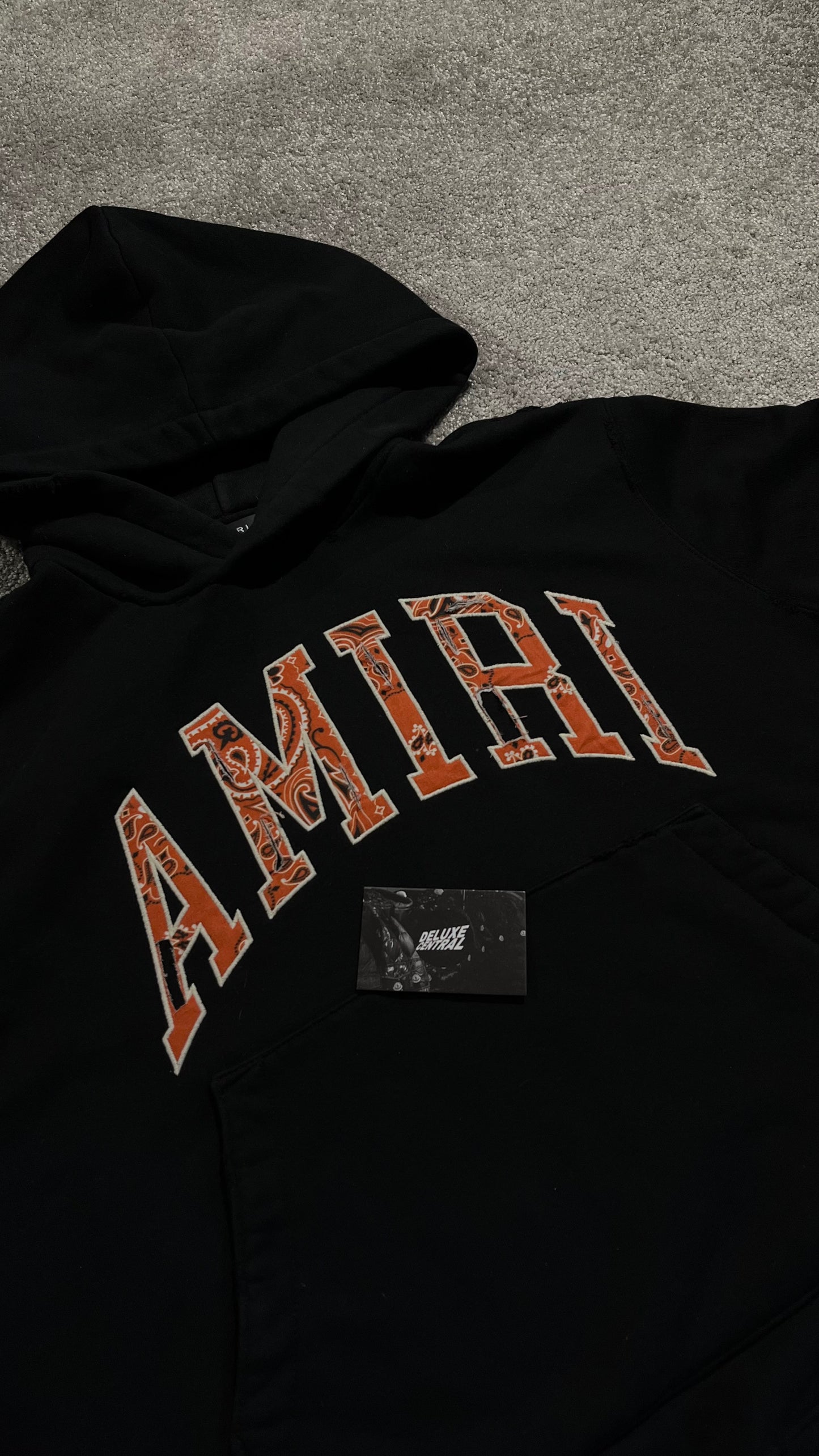 Amiri Bandana Applique Hoodie