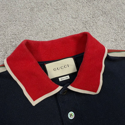 Gucci Striped Logo Polo