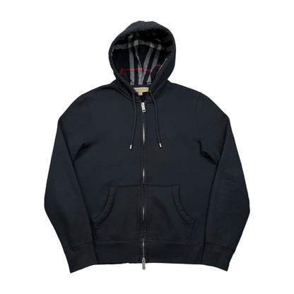 Burberry Check Zip-Up Hoodie