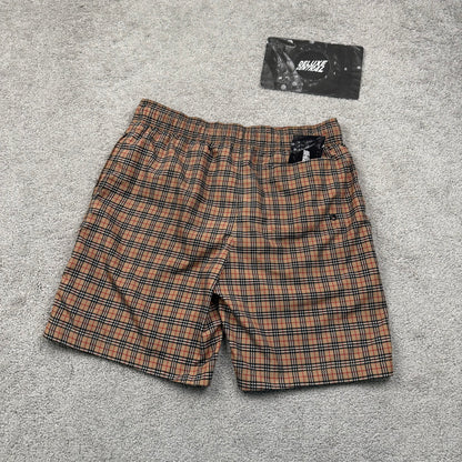 Burberry Check Drawcord Swim Shorts