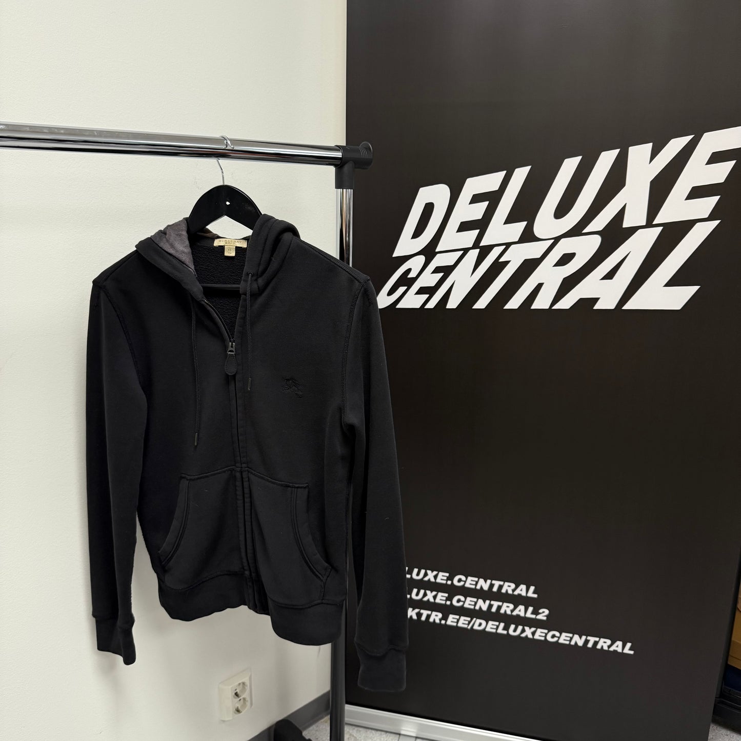 Burberry Vintage Zip-Up Hoodie