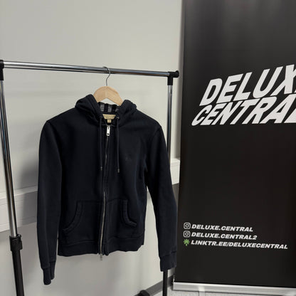 Burberry Check Zip-Up Hoodie