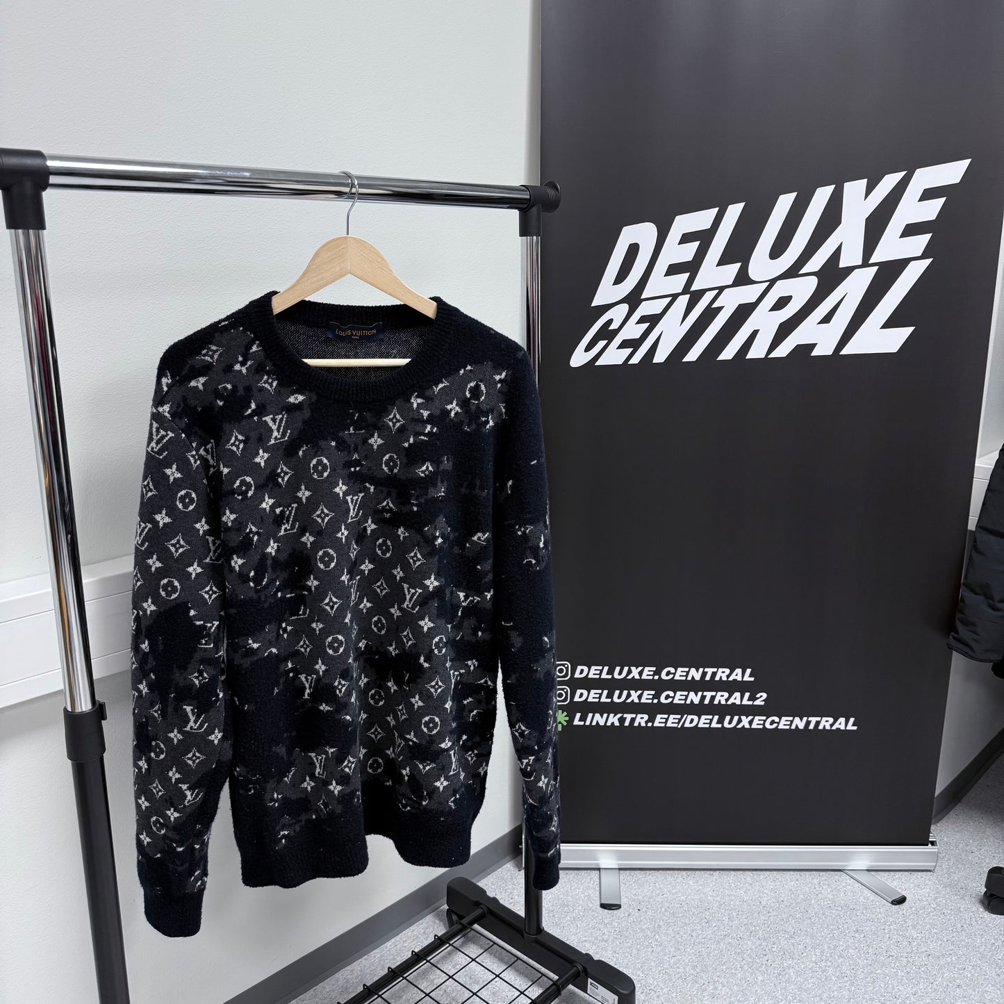 Louis Vuitton Distressed Monogram Sweater