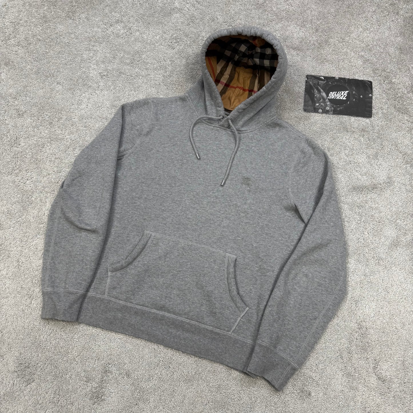 Burberry Check Hood Hoodie