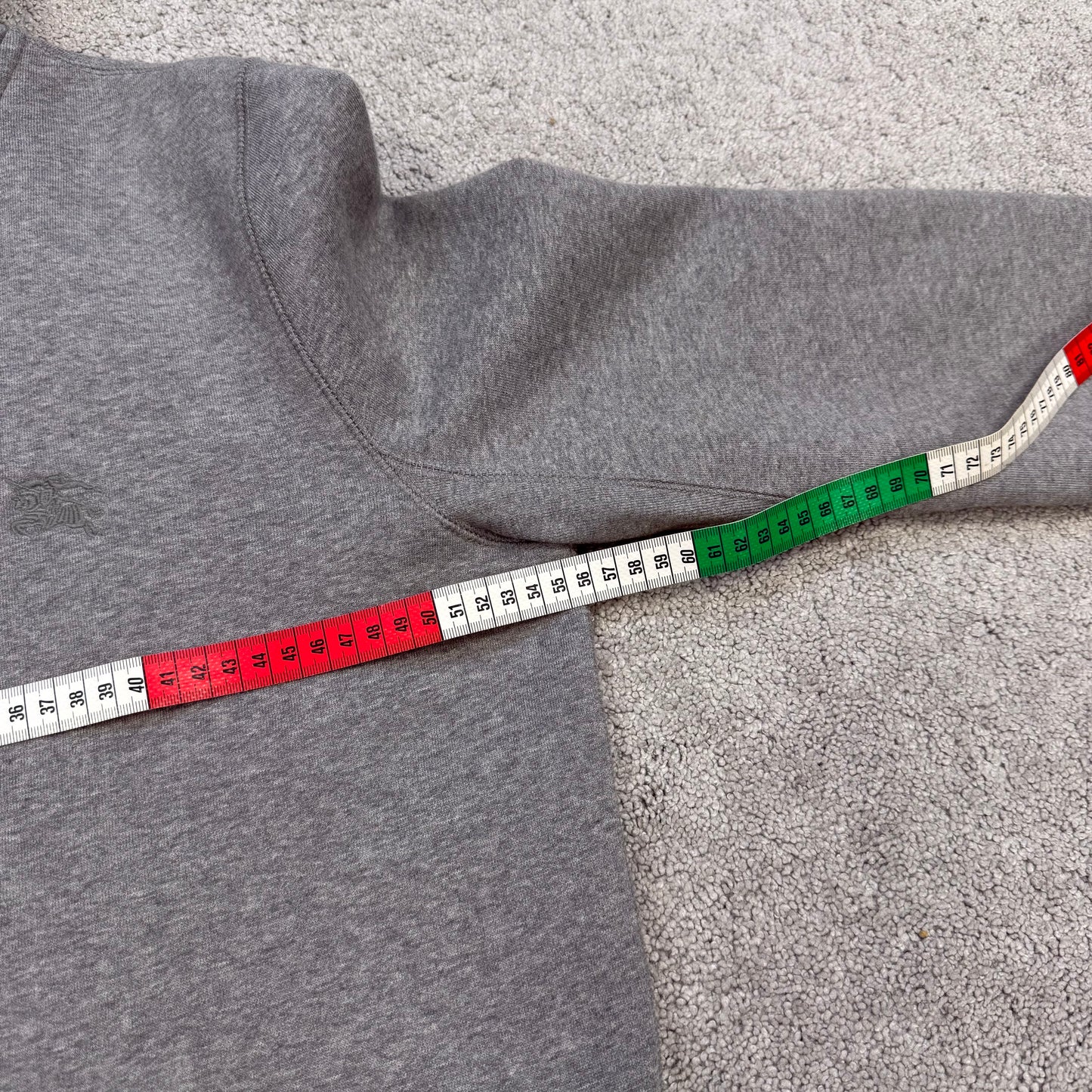 Burberry Check Zip-Up Hoodie