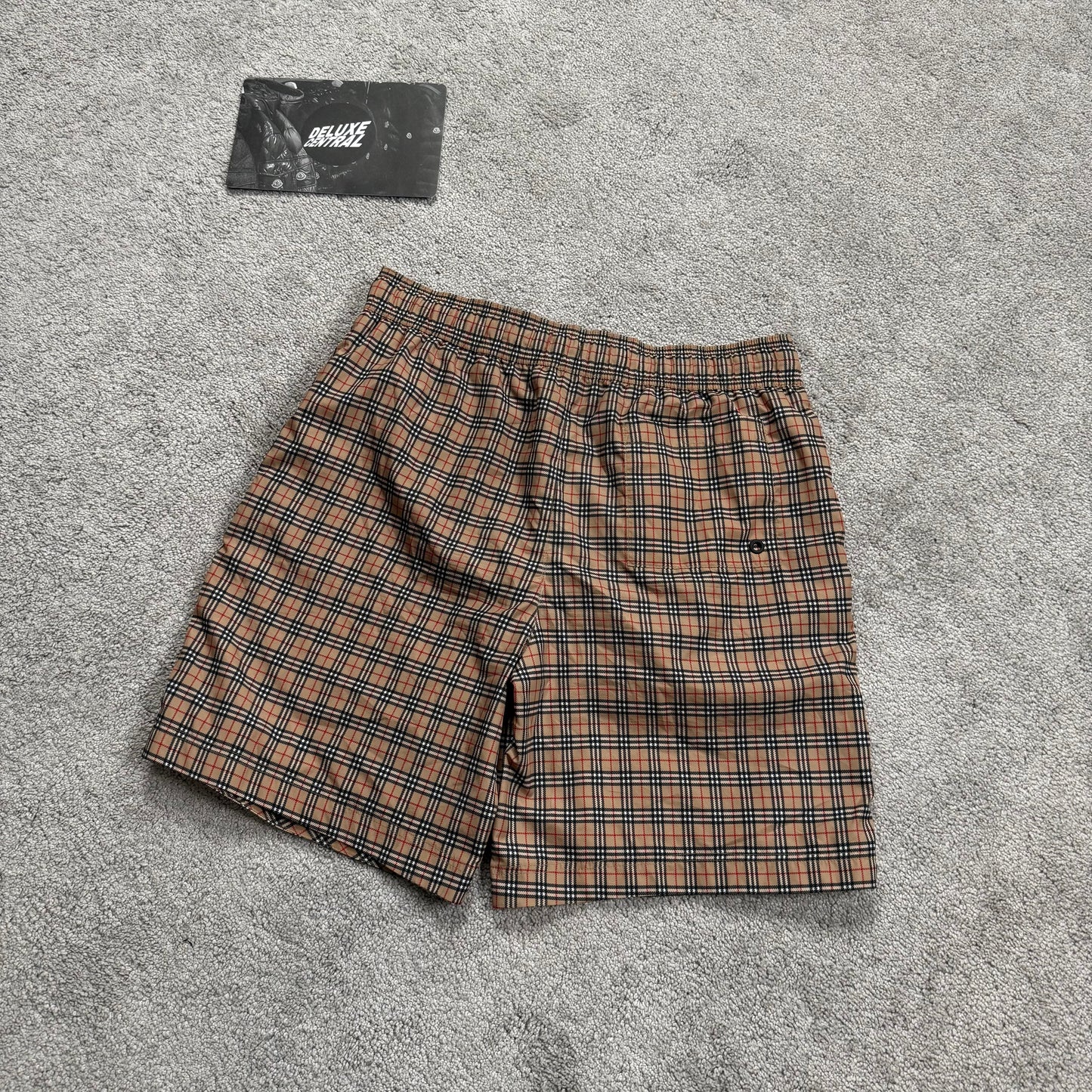 Burberry Check Print Swim shorts