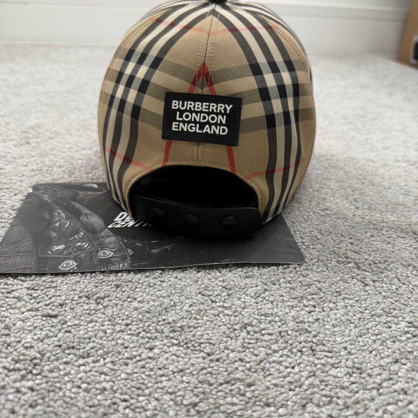 Burberry Check Baseball Cap
