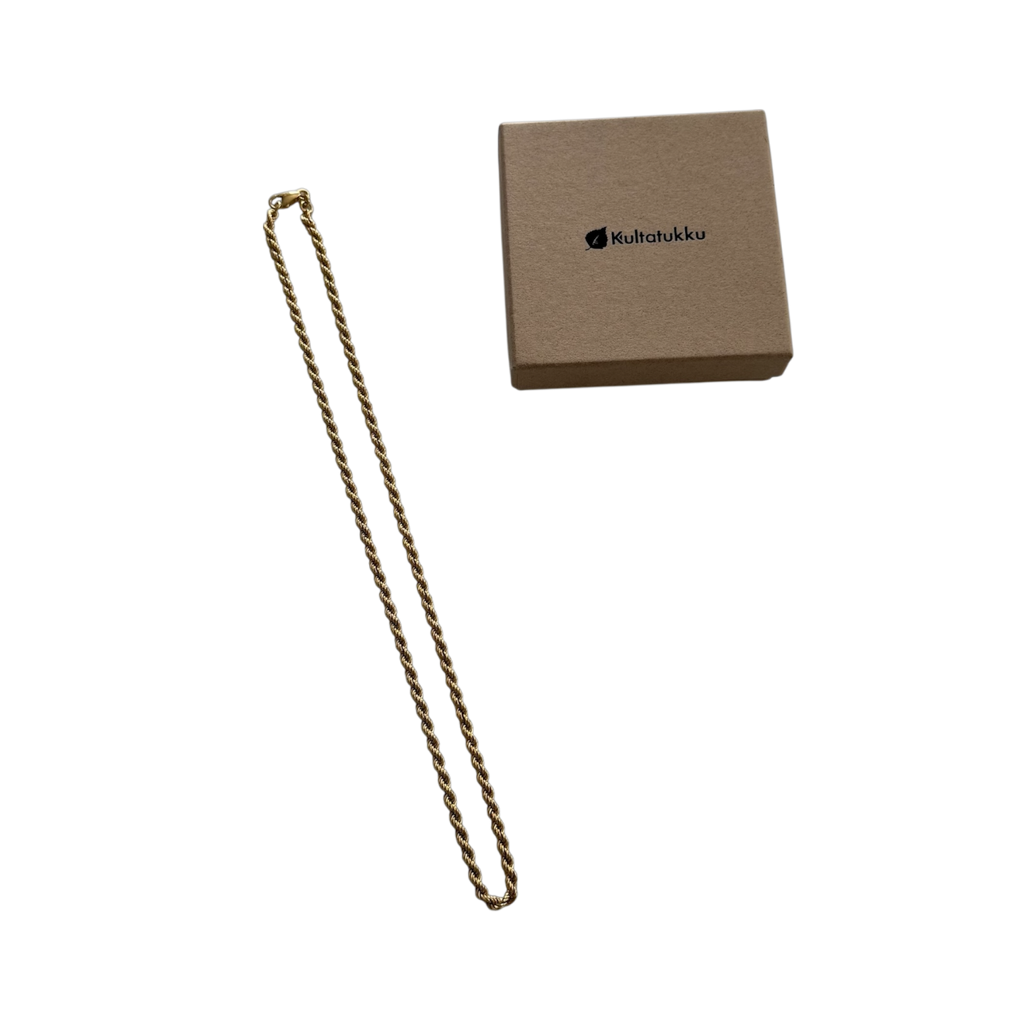 14K Gold cordell chain 50cm 4mm