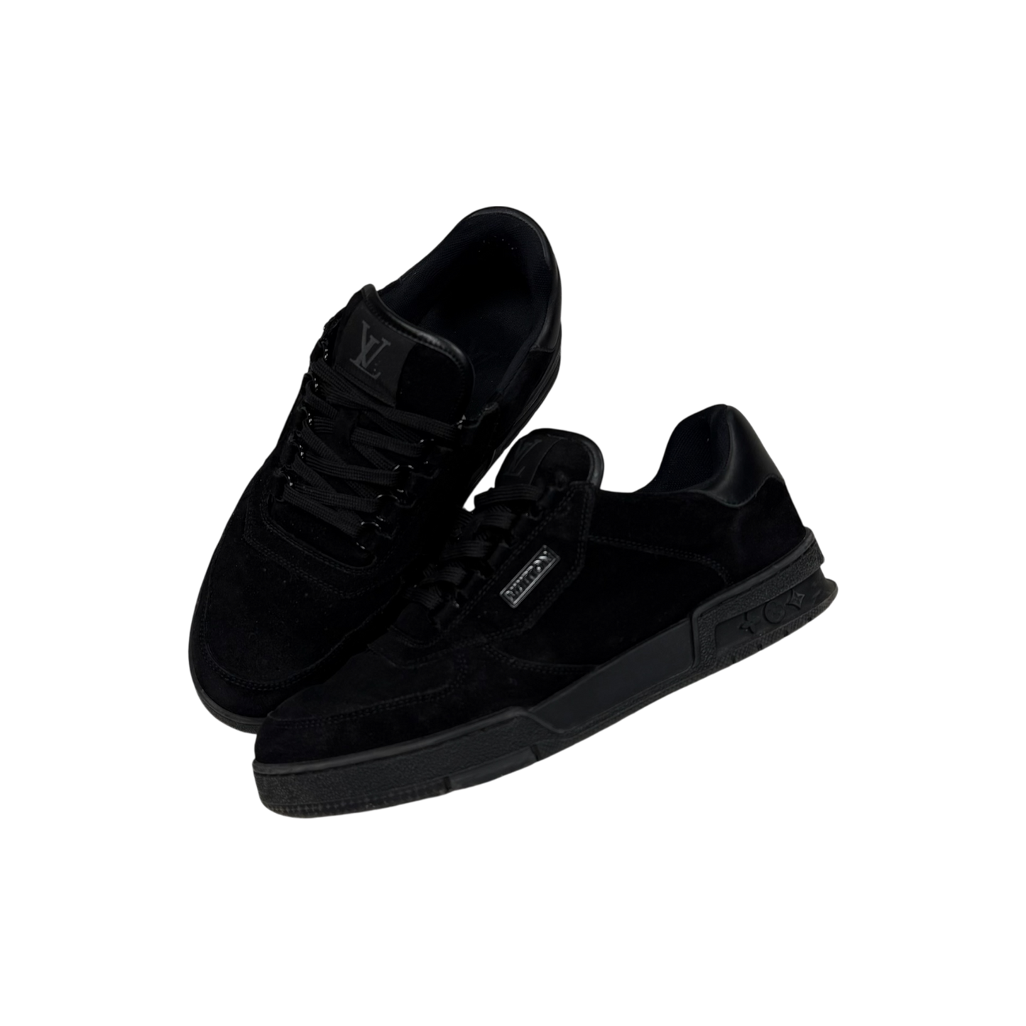 Louis Vuitton Black Suede Trainer